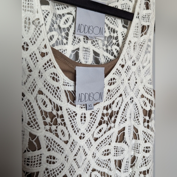 NWOT Lace Dress with Flesh color Liner - Picture 9 of 9